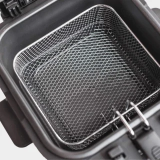 Elektrische Friteuse 1600W met Koolstoffilter en Uitneembare Mand - 3L Capaciteit