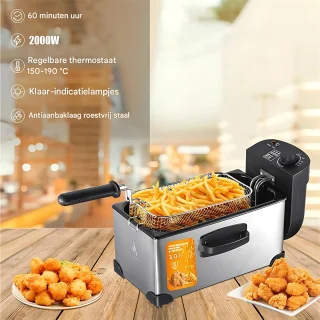 Oven - Grill rooster - Bakplaat - Airfryer - Voor Gezond en Slim Koken - 6L of 9L Capaciteit, 1500W/2400W, Smart Multifunctionele Convectie Oven - EU Plug, Olievrij