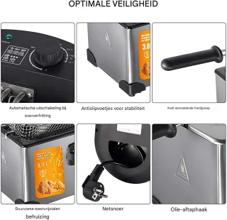 Oven - Grill rooster - Bakplaat - Airfryer - Voor Gezond en Slim Koken - 6L of 9L Capaciteit, 1500W/2400W, Smart Multifunctionele Convectie Oven - EU Plug, Olievrij