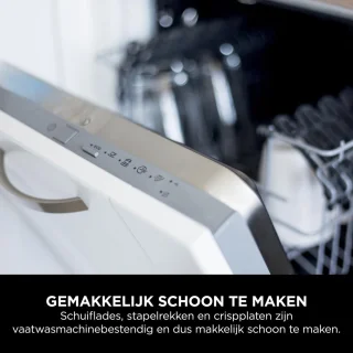 Verticale Friteuse met Dubbele Lades en 6 Kookfuncties, 7,6 Liter Inhoud, Energiesparend Design
