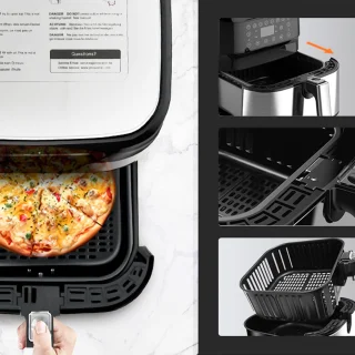 Proscenic T21 Heteluchtfriteuse - Touch Screen Paneel Friteuse - Airfryer - 5.5 Liter