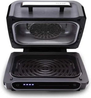 Multifunctionele Grill en Luchtkoeler, 4L, 1700W voor Gezond Koken