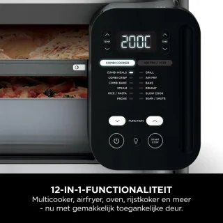 12-in-1 Multi-Cooker met 12 Kookfuncties voor Gezinsmaaltijden in 15 Minuten