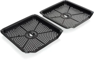 Heteluchtfriteuse - 182490 - 3000W - Stack Airfryer 11,2L - 11 Bakprogramma's - PFAS-Vrij - Dubbele gestapelde lades - Dubbele Airfryer