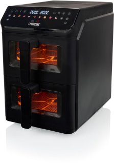 Heteluchtfriteuse - 182490 - 3000W - Stack Airfryer 11,2L - 11 Bakprogramma's - PFAS-Vrij - Dubbele gestapelde lades - Dubbele Airfryer review