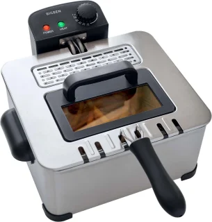 Semi-professionele friteuse met 4 liter inhoud en thermostaat