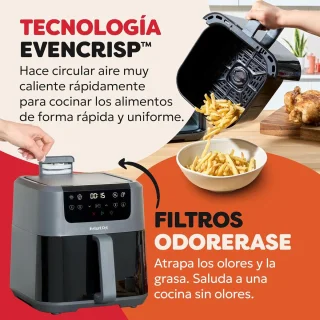 Compacte Truffel Heteluchtfriteuse 5L - 4 in 1 Functies voor Gezinnen