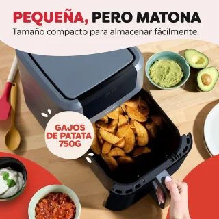 Compacte Truffel Heteluchtfriteuse 5L - 4 in 1 Functies voor Gezinnen