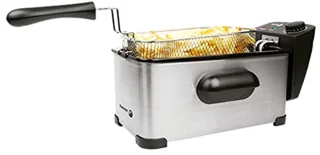 Elektrische Friteuse 3L - RVS, 2000W, Afneembaar & Vaatwasmachinebestendig