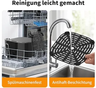 Digitale Heteluchtfriteuse 5,7L met Touch Display en 8 Voorinstellingen