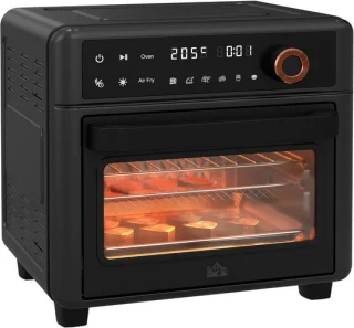 Mini-oven met convectie en heteluchtfriteuse, 13 l, 12 programma's, 1200 W