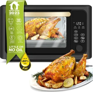 Digitale 4-in-1 Mini-Oven en Heteluchtfriteuse XXL 24L - Gezond Koken en Bakken