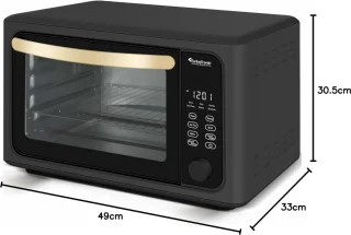 Digitale 4-in-1 Mini-Oven en Heteluchtfriteuse XXL 24L - Gezond Koken en Bakken