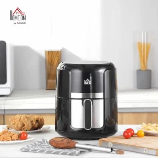 Heißluftfritteuse 4L met 12 Programma's en LED-Touch-Display