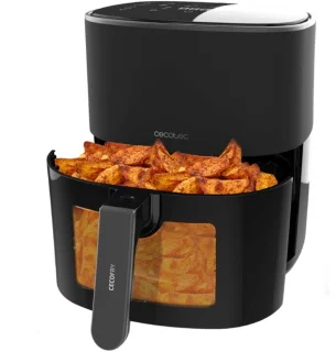Cecotec Cecofry Fantastik Window 6500 Venster olievrije luchtfriteuse 6,5 l. 1700 W, PerfectCook-technologie, 12 kookmodi, touch
