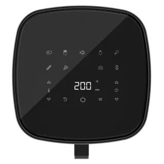Cecotec Cecofry Fantastik Window 6500 Venster olievrije luchtfriteuse 6,5 l. 1700 W, PerfectCook-technologie, 12 kookmodi, touch
