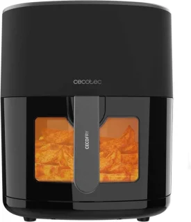 Cecotec Cecofry Fantastik Window 6500 Venster olievrije luchtfriteuse 6,5 l. 1700 W, PerfectCook-technologie, 12 kookmodi, touch