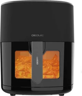 Cecotec Cecofry Fantastik Window 6500 Venster olievrije luchtfriteuse 6,5 l. 1700 W, PerfectCook-technologie, 12 kookmodi, touch