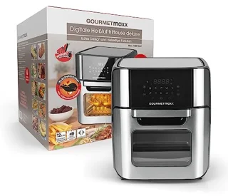 Digitale Heteluchtfriteuse XXL - 12L RVS Oven met Timer en Touchdisplay