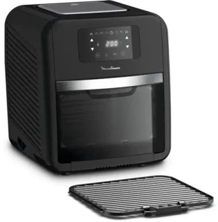 9-in-1 Air Fryer en Oven met Grill - 8 Voorgeprogrammeerde Functies, Gezond Koken voor 6 Personen