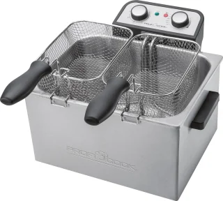 Dubbele Friteuse met 5 Liter Capaciteit en 3 Frituurmanden