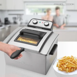 Dubbele Friteuse met 5 Liter Capaciteit en 3 Frituurmanden