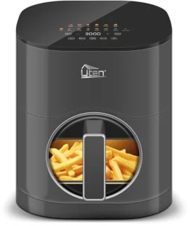 Grote AANDUIDING Airfryer - 6,5 Liter - Gezond Frituren Zonder Vet - Instelbare Temperatuur en Tijd