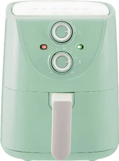 SILVERCREST® Hetelucht friteuse 1000 W - Inhoud: 2 L - Temperatuurstand: 80/200 °C - Antiaanbaklaag - Timer: max. 30 min. - Kabellengte: 100 cm - Mint