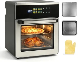 16L heteluchtfriteuse oven van RVS