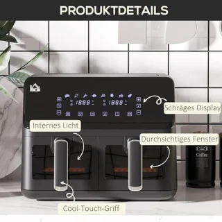 2-kamer airfryer