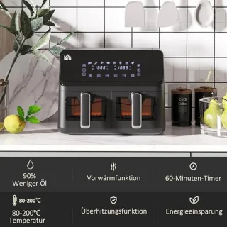 2-kamer Airfryer