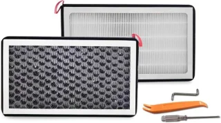 2 stuks HEPA-filter met actieve kool voor Tesla