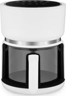 4SWISS ABB-G24 Pure Glass Heteluchtfriteuse Wit 3L 1200W