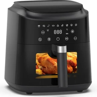 6L heteluchtfriteuse met kijkvenster