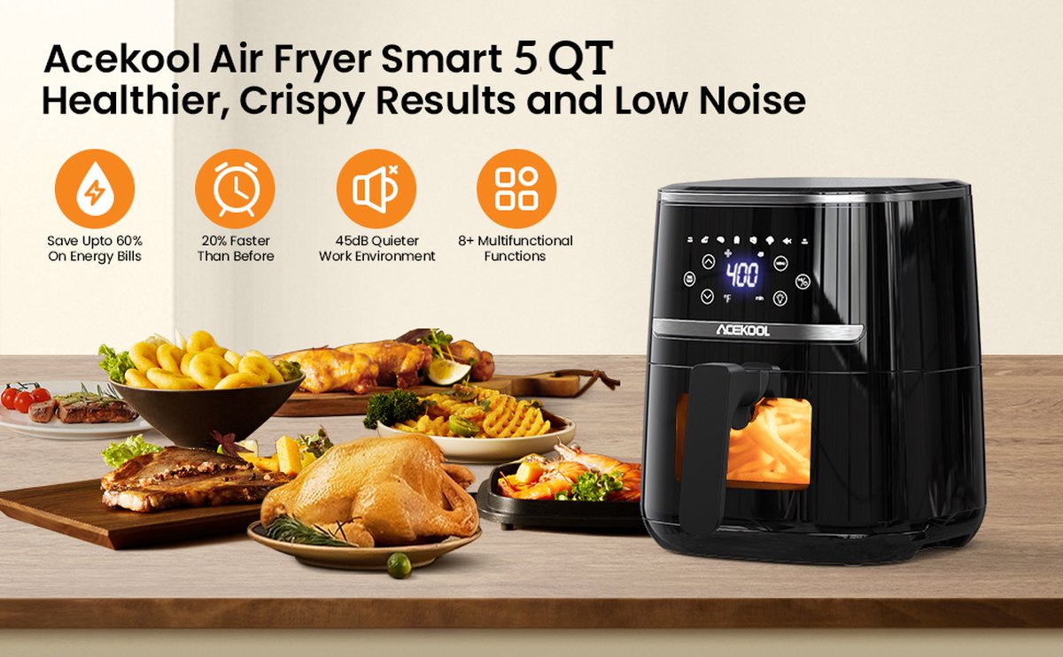 Wat vinden we goed aan de Acekool Airfryer 4.5L XL