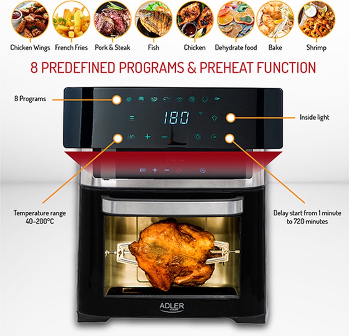 Adler AD 6309 Oven 13L
