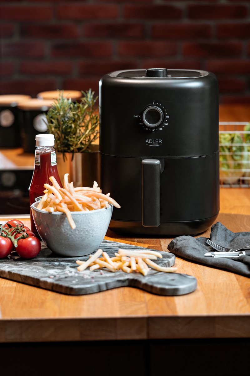 Adler AD 6310 Airfryer Zwart 3L 2200W