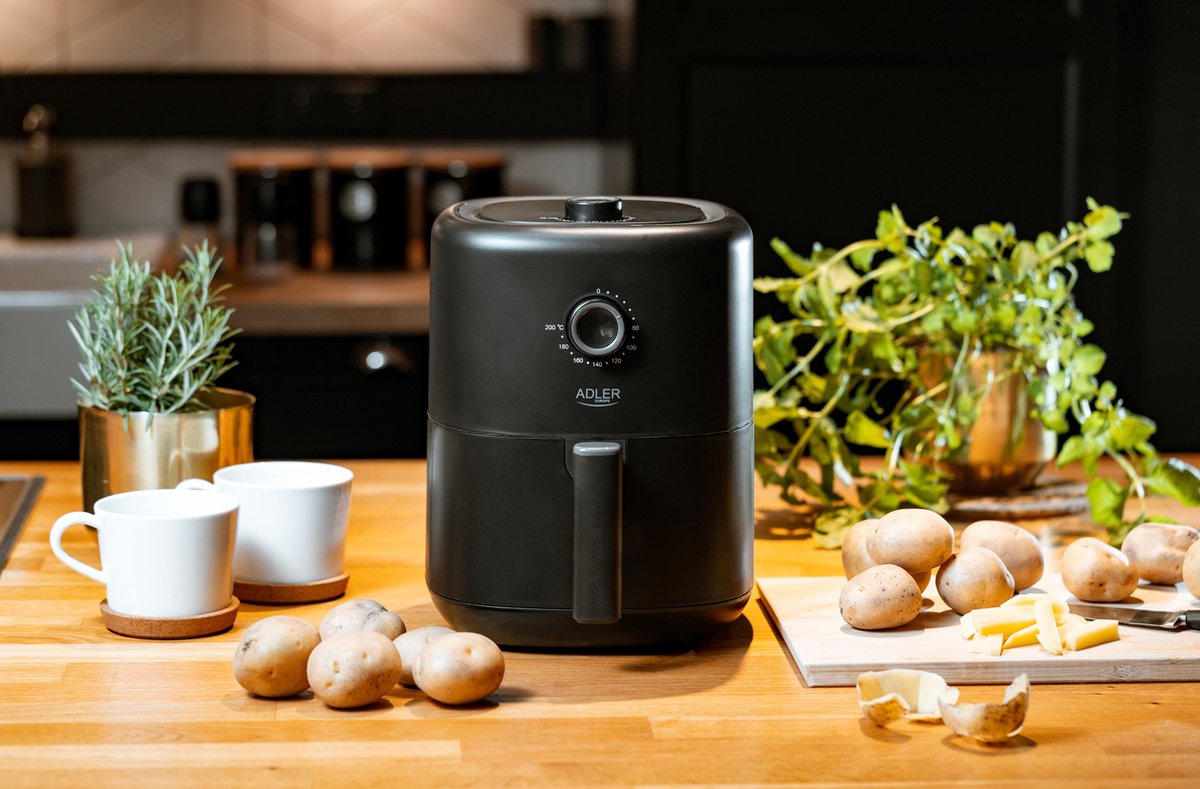 Adler AD 6310 Airfryer Zwart 3L 2200W