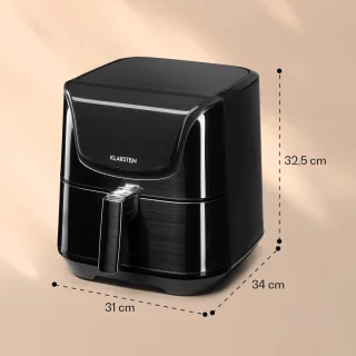 AeroVital Deluxe heteluchtfriteuse 5,4L edelstaal