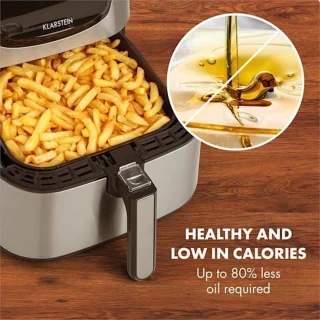 AeroVital Deluxe heteluchtfriteuse 5,4L edelstaal
