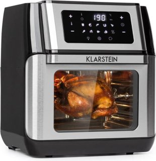 AeroVital Fry Heteluchtfriteuse 10L Zwart/Zilver