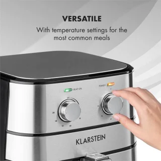 AeroVital Heteluchtfriteuse 5,4L RVS Zilver