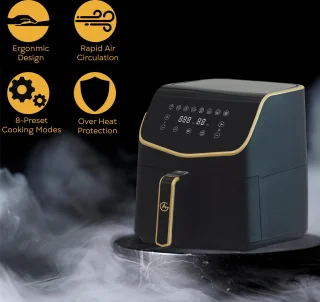 AG Airfryer XXL Premium 5.5L Zwart