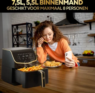 AG Airfryer XXL Premium 5.5L Zwart