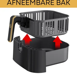AG Airfryer XXL Premium 5.5L Zwart