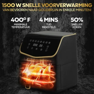 AG Airfryer XXL Premium 5.5L Zwart