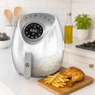 AG5200 Airfryer Wit 4L Compact