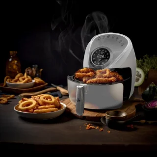 AG5200 Airfryer Wit 4L Compact