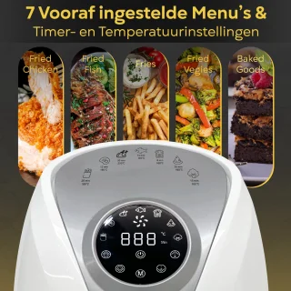 AG5200 Airfryer Wit 4L Compact