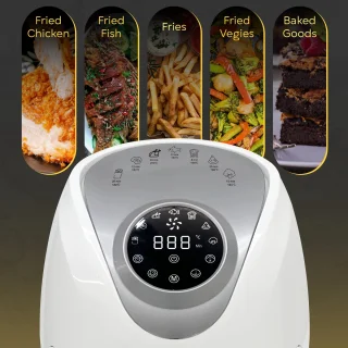 AG5200 Airfryer Wit 4L Compact